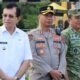 Kapolres Nias Hadiri Penjemputan Menteri Pendidikan Dasar dan Menengah RI dalam Rangka Kunjungan Kerja di Kepulauan Nias