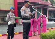 PENGABDIAN KABAG REN AKBP NASIB MANURUNG, POLRES ASAHAN GELAR UPACARA KENAIKAN PANGKAT.