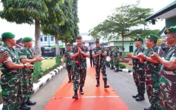Kesiapan Fisik, dan Wawasan Teritorial Pangdam I/BB Kunjungi Kodim 0212/TS, Tekankan Profesionalisme.