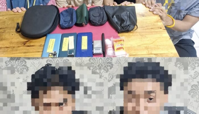 Bandar dan Kurir Diringkus, 6 Orang diamankan,   Satresnarkoba Polres Siak Berantas Peredaran Narkotika .