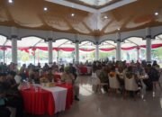 RAMAH TAMAH PEMKAB SIAK BERSAMA VETERAN DAN PURNAWIRAWI, PERERAT SILATURAHMI SAMBUT HUT RI KE-81.