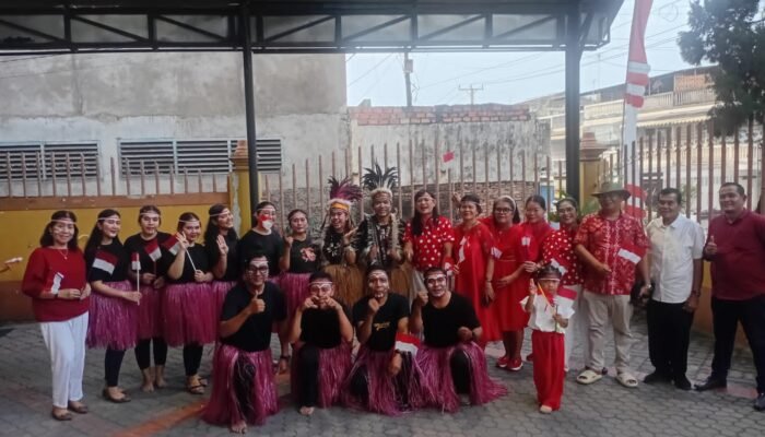 SEMANGAT KEMERDEKAAN RI KE 81,MERIAH DI GEREJA PROTESTAN BAGIAN BARAT(GPIB) MARTURIA JAMBI .