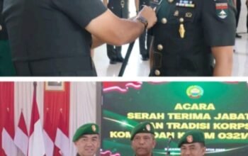 DANREM 031/WIRA BIMA PIMPIN SERTIJAB DANDIM 0321/ROHIL, LETKOL RICKY SIAP LANJUTKAN PENGABDIAN.