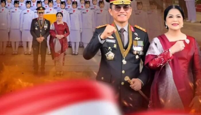Kapolda Jambi Hadiri Pengibaran Duplikat Pusaka Bendera Merah Putih, Peringati HUT ke-81 RI di Jambi.