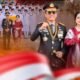 Kapolda Jambi Hadiri Pengibaran Duplikat Pusaka Bendera Merah Putih, Peringati HUT ke-81 RI di Jambi.