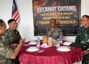 Kunjungan Panglima 3 Briged TDM Pererat Kerja Sama Pengamanan Perbatasan RI–Malaysia di Kapuas Hulu.