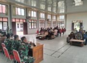 Tim Penyuluhan Mabes TNI Sosialisasikan Pencegahan Karhutla di Sungai Apit Siak.