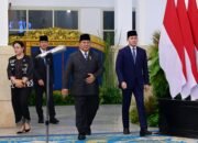 Presiden Prabowo Lantik Sejumlah Pejabat Tinggi Negara di Istana Negara