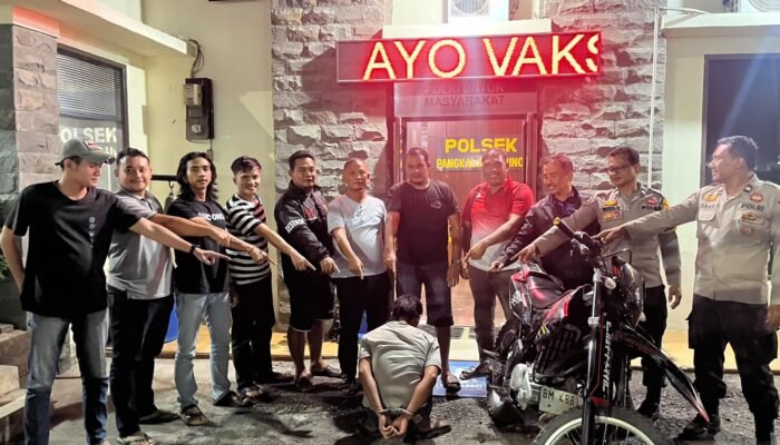 Lupa Cabut Kunci Kontak, Motor Hilang  Polsek Lubuk Dalam Berhasil Tangkap Pelaku di Pelalawan